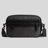 COACH Theo Camera Bag In Signature Jacquard Black CBF21