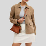 COACH Laurel Small Shoulder Bag Tan CBH68