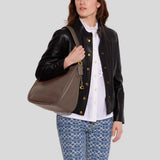 COACH Cary Shoulder Bag Dark Stone CC435