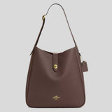 COACH Hadley Large Shoulder Bag Dark Stone CCD65