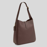 COACH Hadley Large Shoulder Bag Dark Stone CCD65