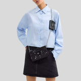 COACH Poppy Crossbody Bag With Star Print Black Multi CCK80