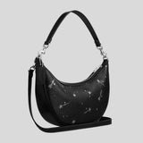 COACH Aria Shoulder Bag With Star Print Black Multi CCL25