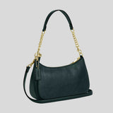 COACH Teri Shoulder Bag With Quilting Dark Teal CDP32