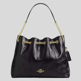 COACH Evelyn Shoulder Bag With Quilting Black CDR00