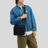 COACH Sprint Map Bag 25 In Signature Jacquard Black CE534