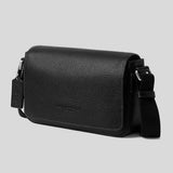 COACH Jack Small Flap Crossbody Bag Black CEW73