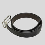 COACH Harness Buckle Cut-To-Size Reversible Belt, 38 Mm Black/Dark Brown CQ023