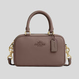 COACH Satchel Crossbody Bag Dark Stone CT776