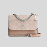 COACH Mini Klare Crossbody Bag In Signature Canvas Sand/Taupe CW206