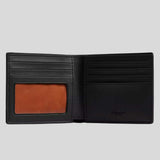 COACH Id Billfold Wallet In Signature Canvas Tan/Black CY394