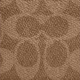 COACH Id Billfold Wallet In Signature Canvas Tan/Black CY394
