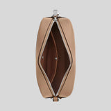 COACH Jamie Camera Bag In Signature Canvas With Stripe Sand/Taupe CZ185