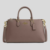 COACH Georgia Satchel Bag Dark Stone CR156