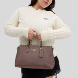 COACH Georgia Satchel Bag Dark Stone CR156