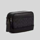COACH Graham Crossbody Bag In Signature Canvas Charcoal/Black CV921