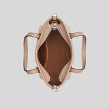 COACH City Mini Tote Bag In Signature Canvas Sand/Taupe CW032
