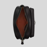 COACH Warner Crossbody Bag In Signature Canvas Charcoal/Black CW217