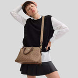 COACH Reversible Strap In Signature Canvas Tan/Brown CX070