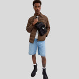 COACH Track Pack In Signature Canvas Charcoal/Black CX880