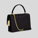 COACH Klare Top Handle Bag In Signature Canvas Walnut/Black CY687