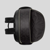 COACH Court Backpack In Signature Canvas Charcoal/Black CZ176