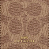 COACH ID Lanyard In Signature Canvas Tan/Brown CZ285