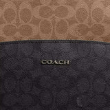 COACH Ethan Backpack In Blocked Signature Canvas Tan/Charcoal/Black CZ392