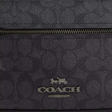 COACH Elias Crossbody In Signature Canvas Charcoal/Black CZ401