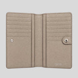 FERRAGAMO Gancini Continental Wallet Warm Taupe 795496