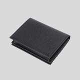 FERRAGAMO Gancini Leather Card Holder Nero Black 781793