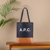 A.P.C. Axel Small Unisex Tote Bag Caramel CODDPM61568CAF