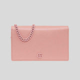 GUCCI GG Marmont Mini Chain Bag Pink 497985