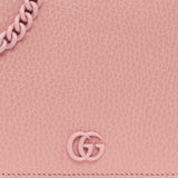 GUCCI GG Marmont Mini Chain Bag Pink 497985