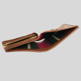 GUCCI GG Emblem Bi-Fold Women's Wallet Beige Dark Brown 819131