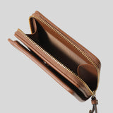 GUCCI GG Emblem Bi-Fold Women's Wallet Beige Dark Brown 819131