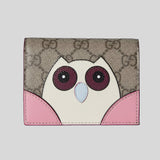 GUCCI GG Icon Owl Women's Bifold Wallet 818767