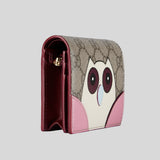 GUCCI GG Icon Owl Women's Bifold Wallet 818767