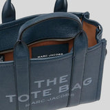 MARC JACOBS The Leather Small Tote Bag Traveler Tote Blue Sea H009L01SP21