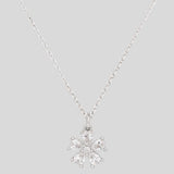 KATE SPADE You're A Gem Flower Pendant Clear/Silver KO965