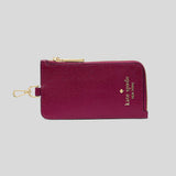 KATE SPADE Card Case Lanyard Dark Raspberry KP247