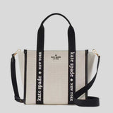 KATE SPADE Kip Canvas Small Tote Natural Multi KG767