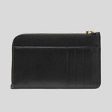 KATE SPADE Lucy Spade Flower Small Card Holder Wristlet Black KM460