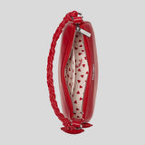 KATE SPADE Nova Braided Strap Shoulder Bag Cherry Rouge KN610