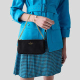 KATE SPADE Gemini Nylon Mini Bag Black KN720