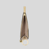 KATE SPADE Spade Flower Key Ring Card Holder Dark Beige KN773