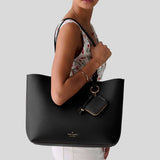 KATE SPADE Tessa Tote Bag With Charm Black KO464