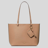 KATE SPADE Tessa Tote Bag With Charm Light Fawn KO464