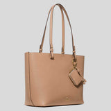 KATE SPADE Tessa Tote Bag With Charm Light Fawn KO464