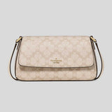 KATE SPADE Sutton Spade Flower Mini Crossbody Bag Dark Beige KO534